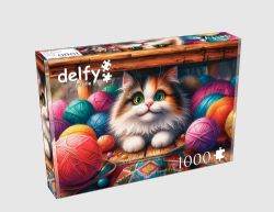 DELFY CASSE-TÊTE 1000 PIÈCES - DU DUVET PARMI LES FILS (FUZZ AMONG THREADS) #DE-25011